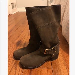 Authentic Suede Prada Boots